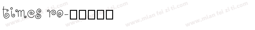 times ro字体转换